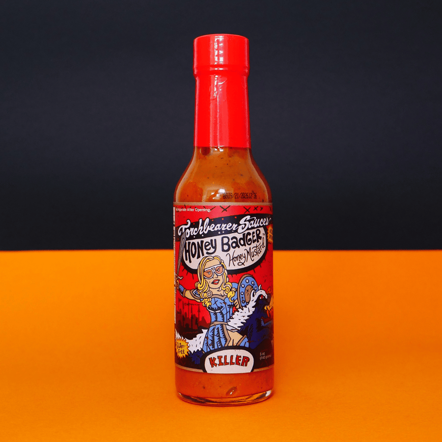Honey Badger Honey Mustard | Torchbearer Sauces - Bauce Brothers