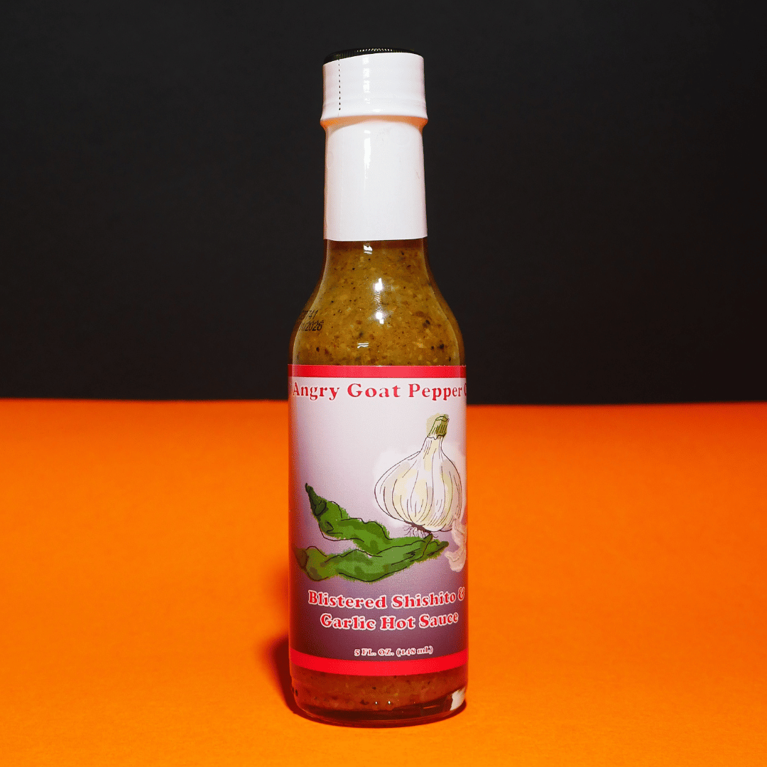 Blistered Shishito & Garlic | Angry Goat Pepper Co - Bauce Brothers