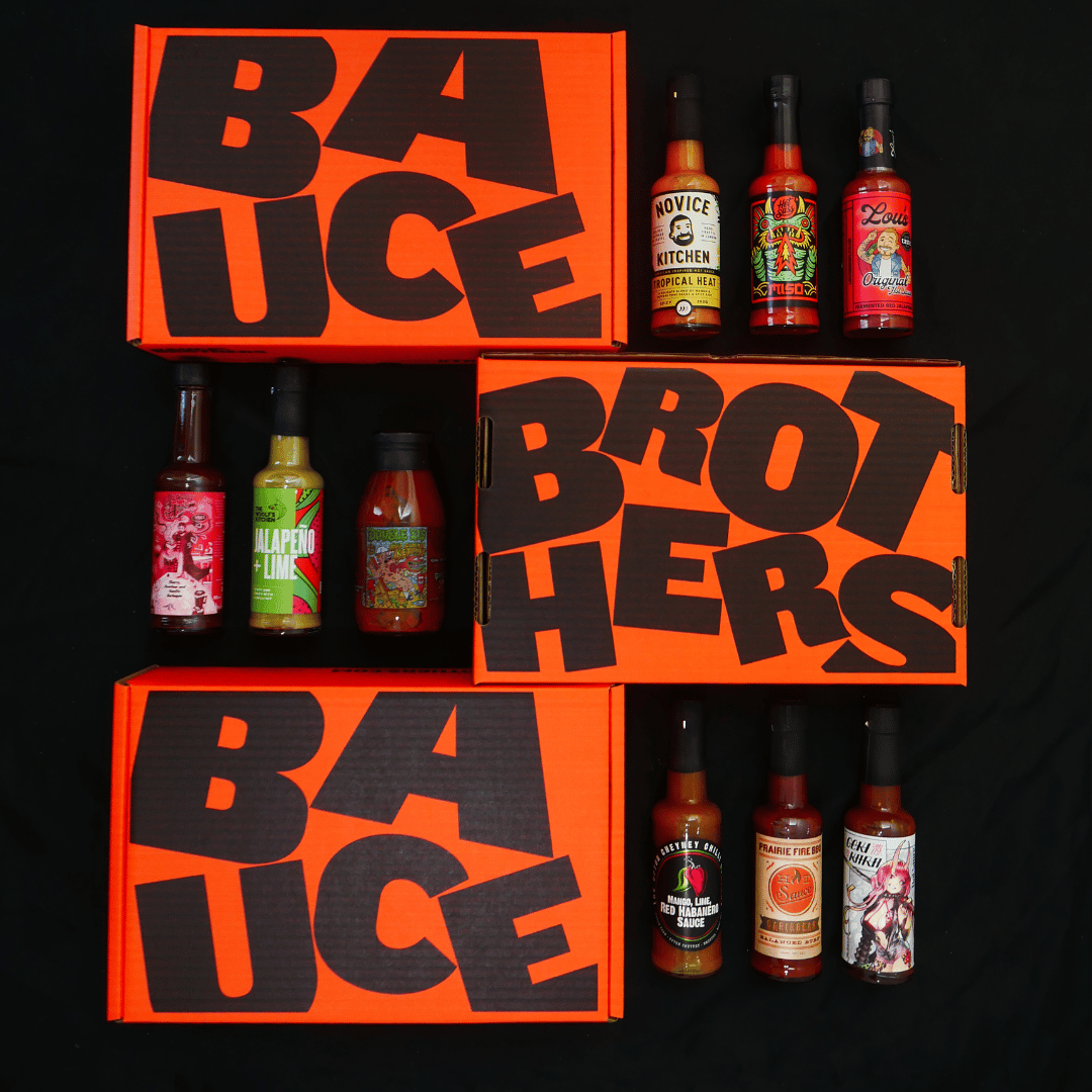 Three Hot Boxes 9 Month Sub Bauce Brothers Hot Sauce Club 