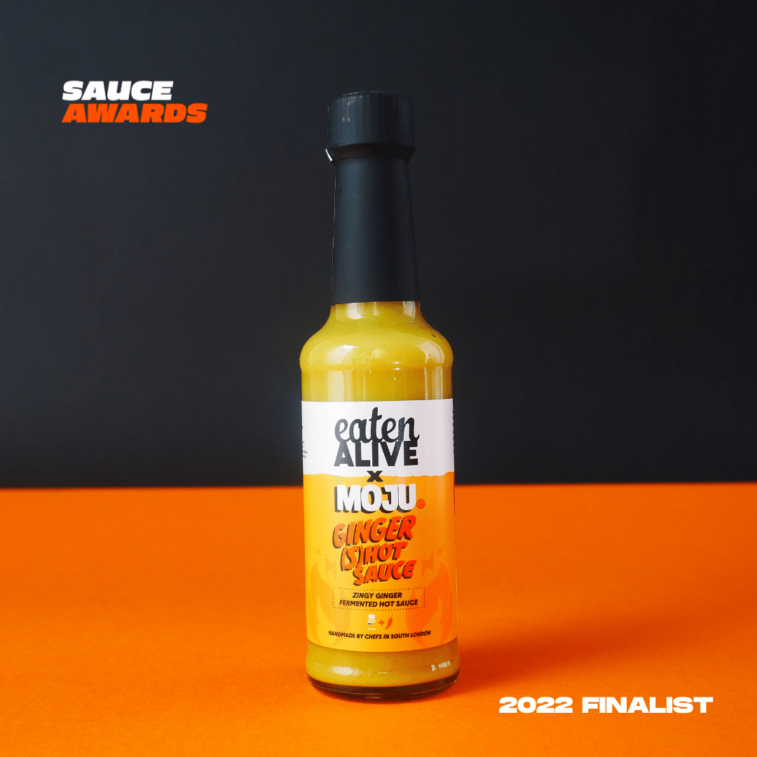 Limited Edition Ginger Shot Sauce By Eaten Alive And Moju Collab Bauce Brothers 