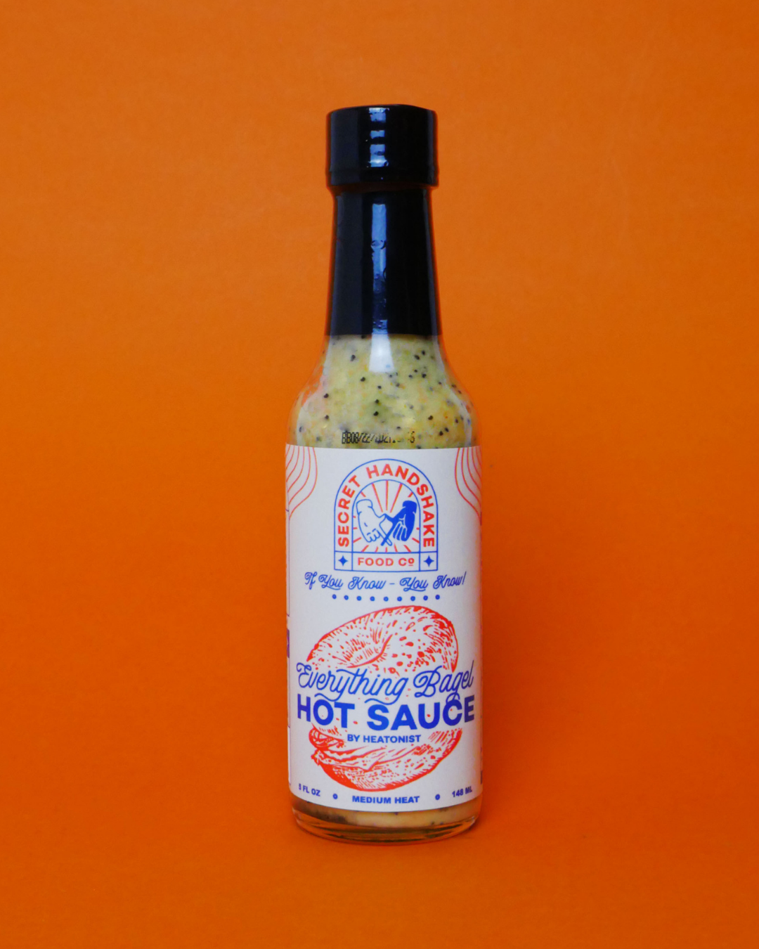 Everything Bagel Hot Sauce | Secret Handshake Food Co