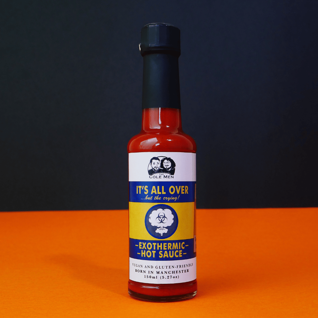 Exothermic Hot Sauce By The Cole Men Bauce Brothers Hot Sauce Club 