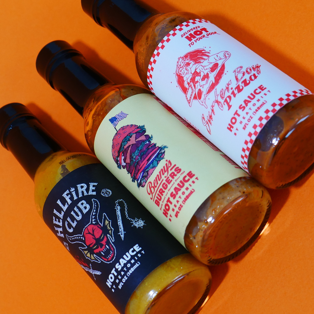 Stranger Things Hot Sauce Gift Box